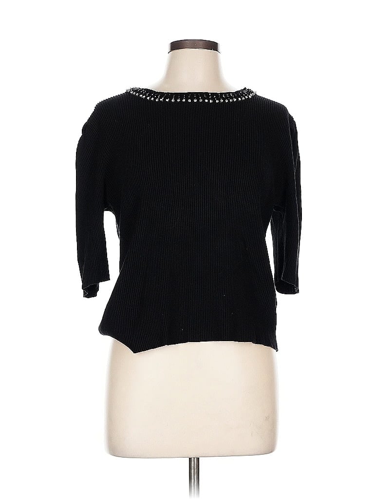Click to view more detailed imagery on our partner's website Pre-owned Nanette Lepore Pullover Sweater In Black