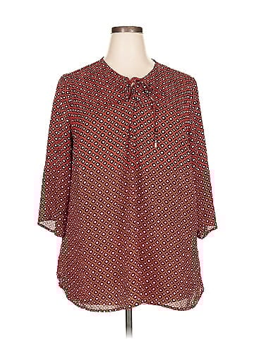 Ellos 3/4 Sleeve Blouse (view 1)