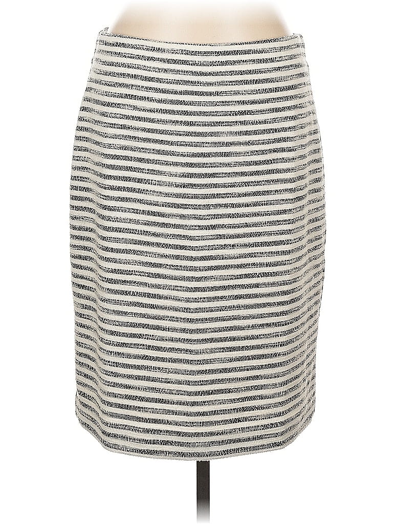 Pre-owned Ann Taylor Factory Casual Skirt In Gray