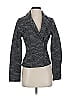 Lucky Brand 100% Cotton Chevron-herringbone Gray Blazer Size XS - photo 1
