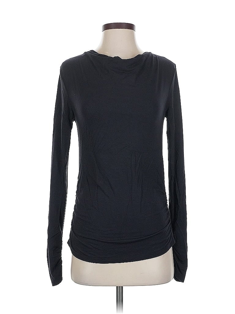 Pre-owned Dkny Long Sleeve T-shirt In Black