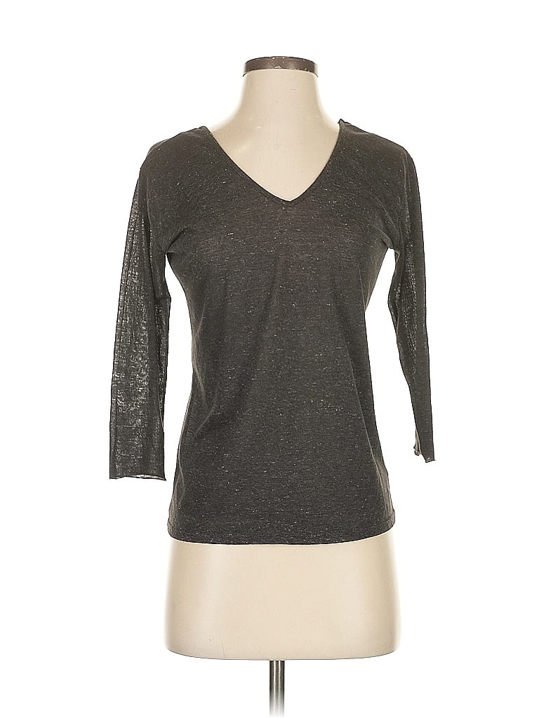 Pre-owned Urban Outfitters 3/4 Sleeve T-shirt In Gray