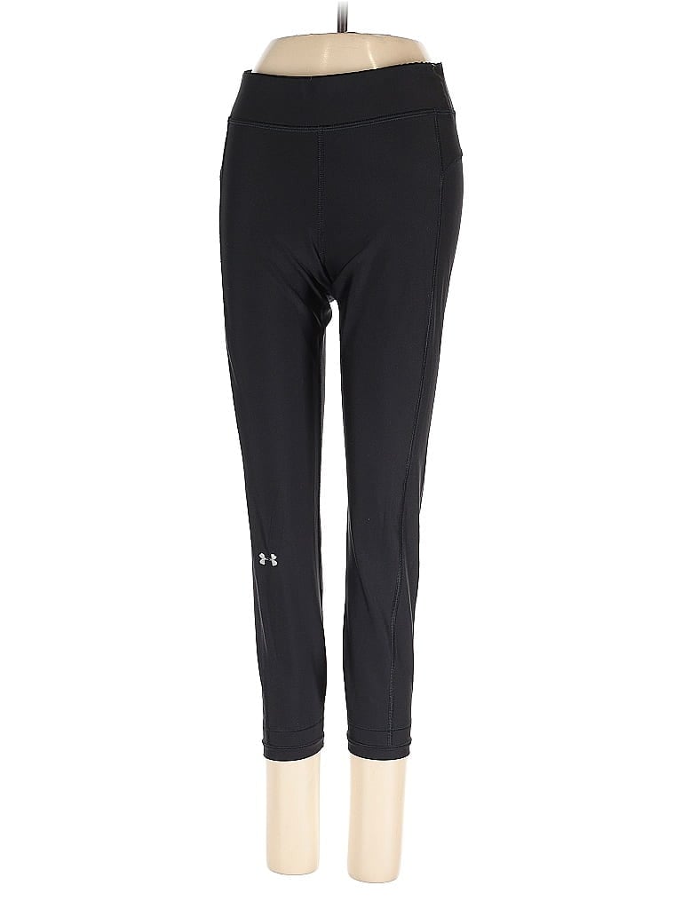 Pre-owned Under Armour Active Pants In Black