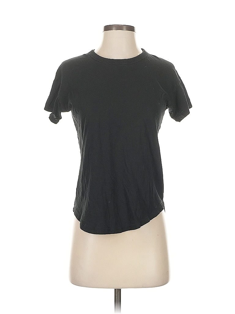 Pre-owned Madewell Short Sleeve T-shirt In Black