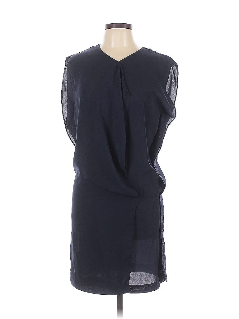 Pre-owned Zara Basic Cocktail Dress In Blue