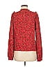 XIX Palms 100% Rayon Red Long Sleeve Blouse Size M - photo 2