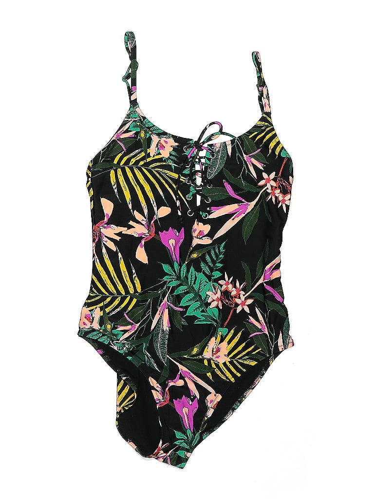Pre-owned Old Navy One Piece Swimsuit In Black