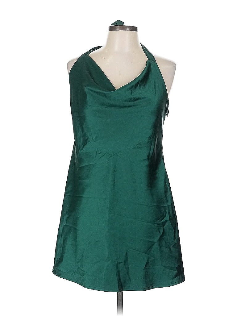 Pre-owned Assorted Brands Cocktail Dress In Green