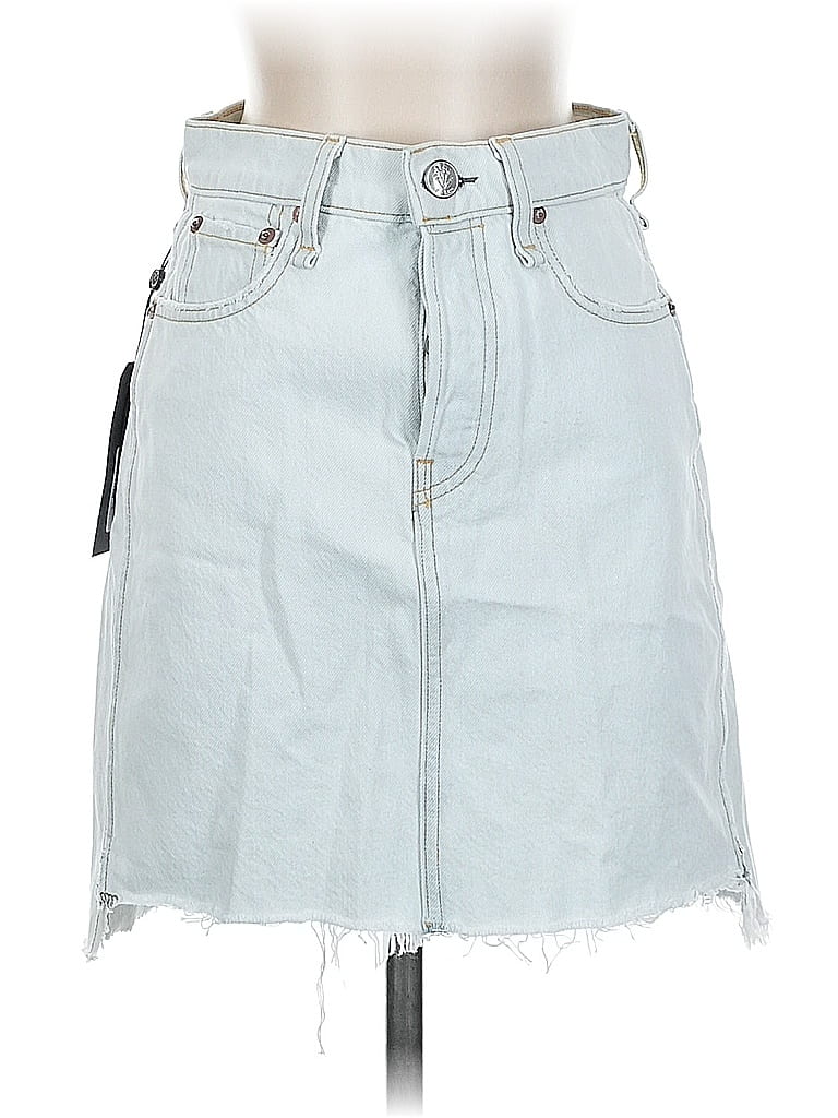 Rag & Bone Denim Skirt In Blue