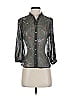 Assorted Brands Floral Gray Green 3/4 Sleeve Blouse Size S - photo 1
