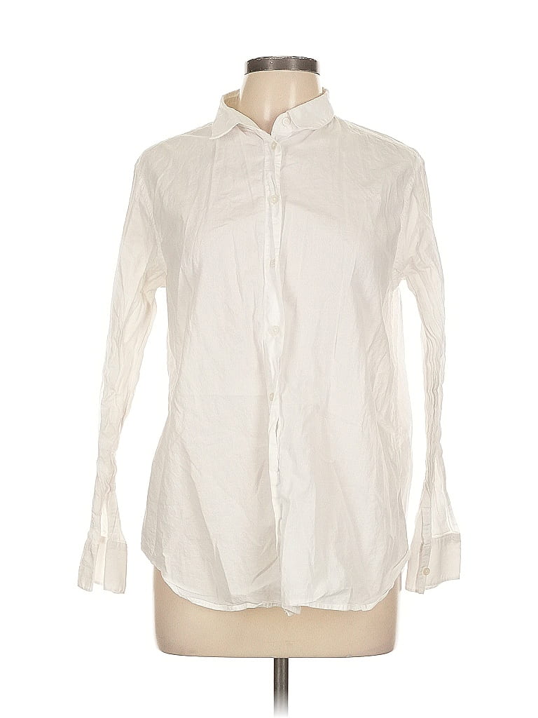 Click to view more detailed imagery on our partner's website Pre-owned Uniqlo Long Sleeve Button Down Shirt In White