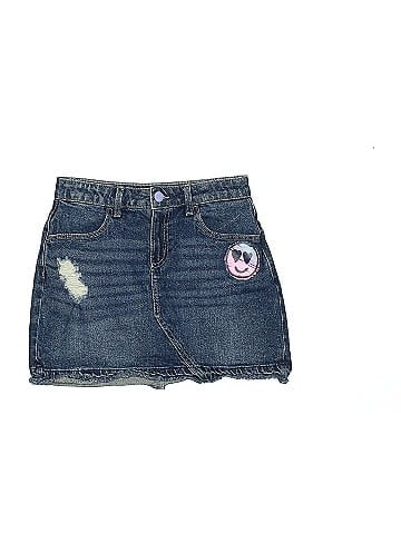 Justice Denim Skirt (view 1)