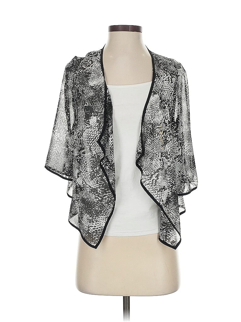 Pre-owned Dana Buchman Kimono In Silver