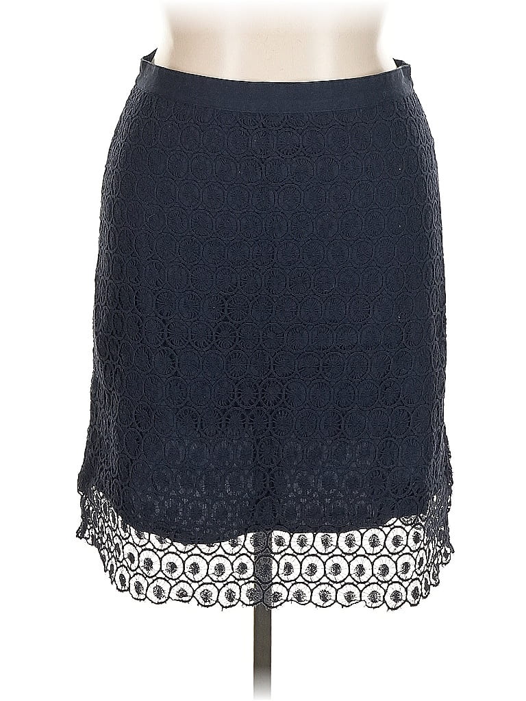 Pre-owned Ann Taylor Loft Formal Skirt In Blue