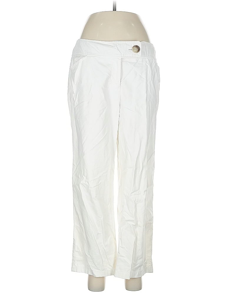 Pre-owned Ann Taylor Casual Pants In White