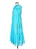 Trina Turk 100% Cotton Teal Casual Dress Size M - photo 4