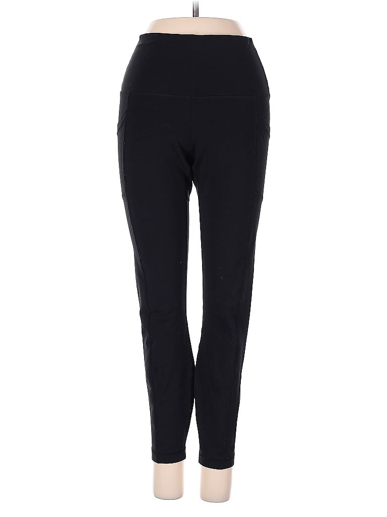 Pre-owned Yogalicious Active Pants In Black