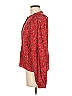 XIX Palms 100% Rayon Red Long Sleeve Blouse Size M - photo 5