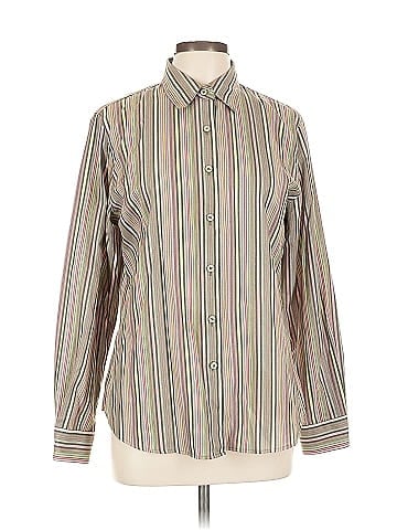 Foxcroft Long Sleeve Button-Down Shirt (view 1)