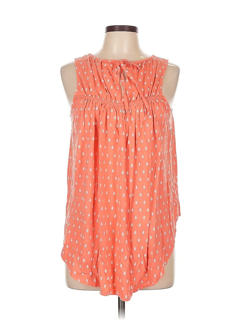 Pre-owned Gap Sleeveless Blouse In Orange