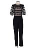 Express 100% Polyester Black Jumpsuit Size XS - photo 1