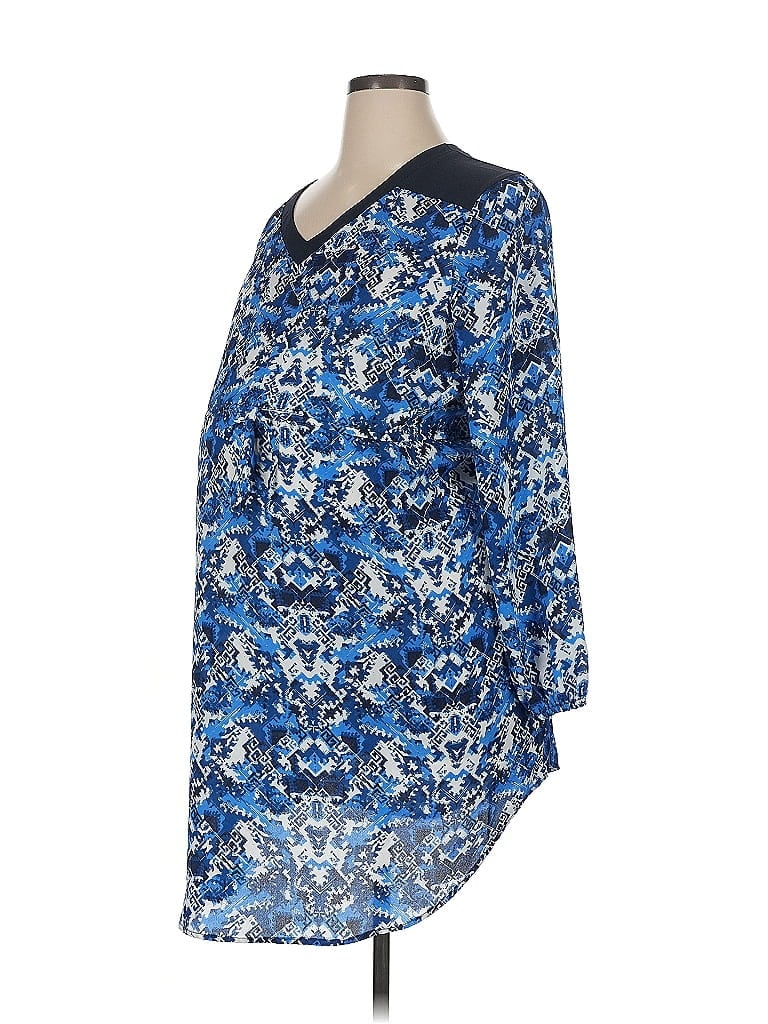 Click to view more detailed imagery on our partner's website Pre-owned Ma Cherie Maternity Casual Dress In Blue
