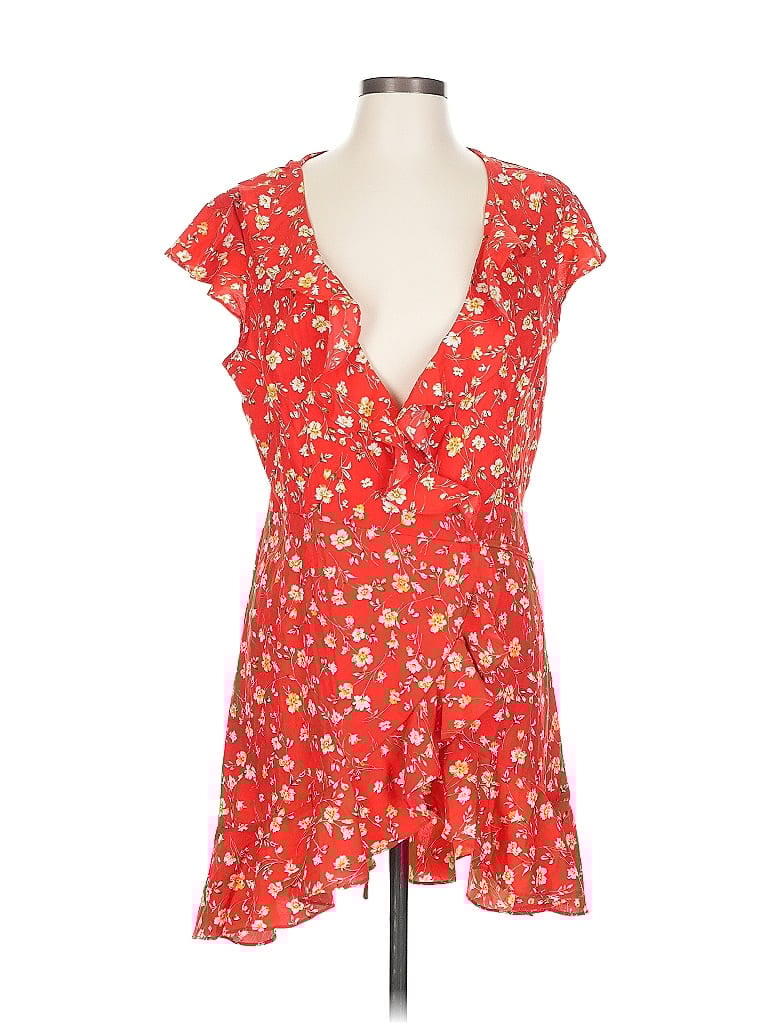 Pre-owned Shein Casual Dress In Red