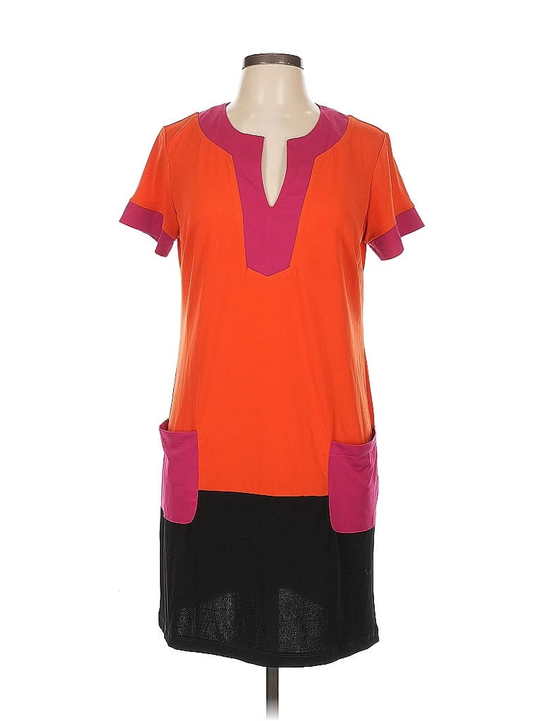 Pre-owned Assorted Brands Casual Dress In Orange
