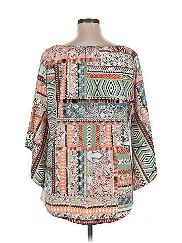 Tacera 3/4 Sleeve Blouse (view 2)