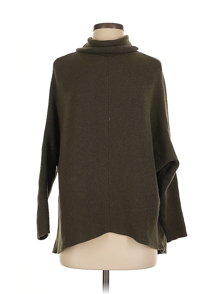 Pre-owned Unbranded Turtleneck Sweater In Green