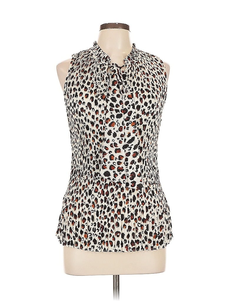 Click to view more detailed imagery on our partner's website Pre-owned Dkny Sleeveless Blouse In White