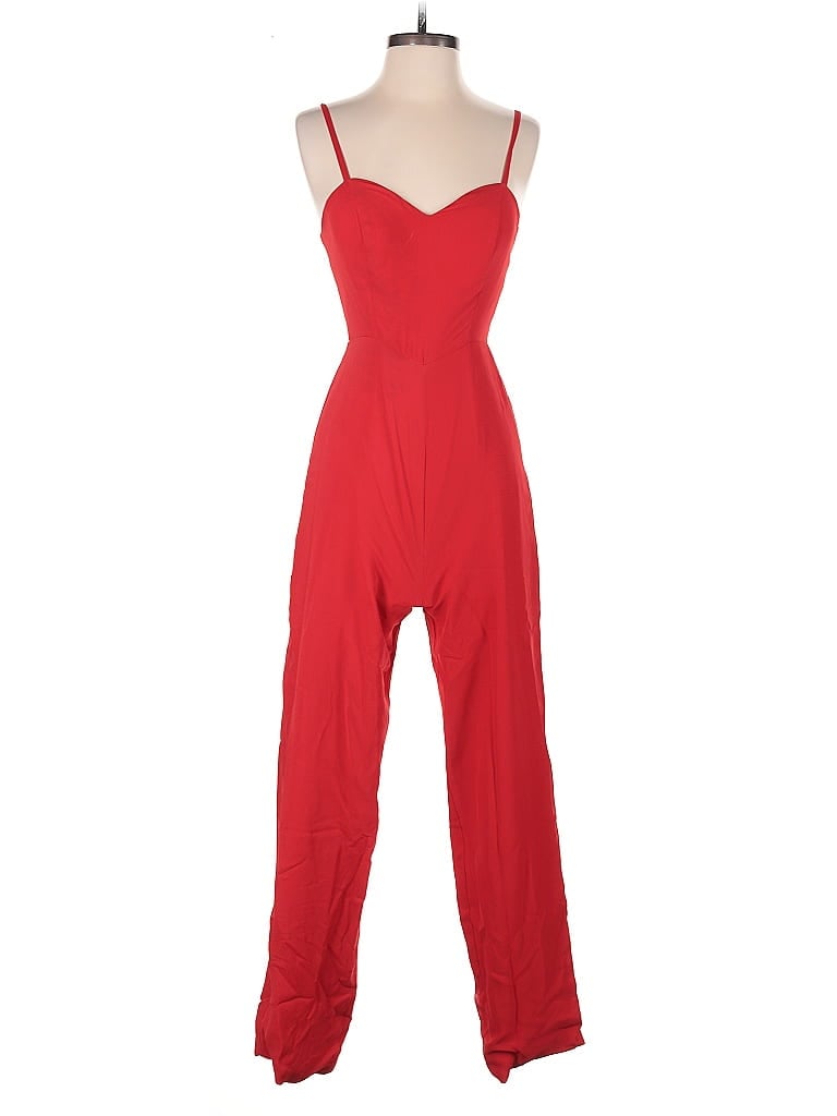 Pre-owned Assorted Brands Jumpsuit In Red