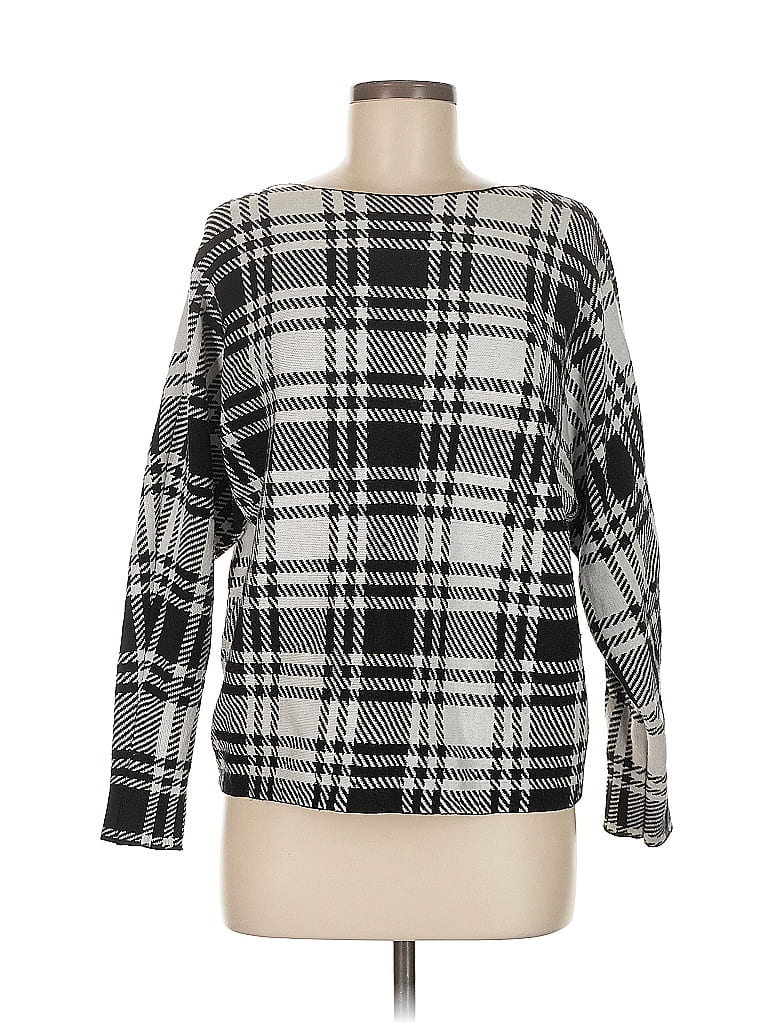 Pre-owned Adrienne Vittadini Pullover Sweater In Black