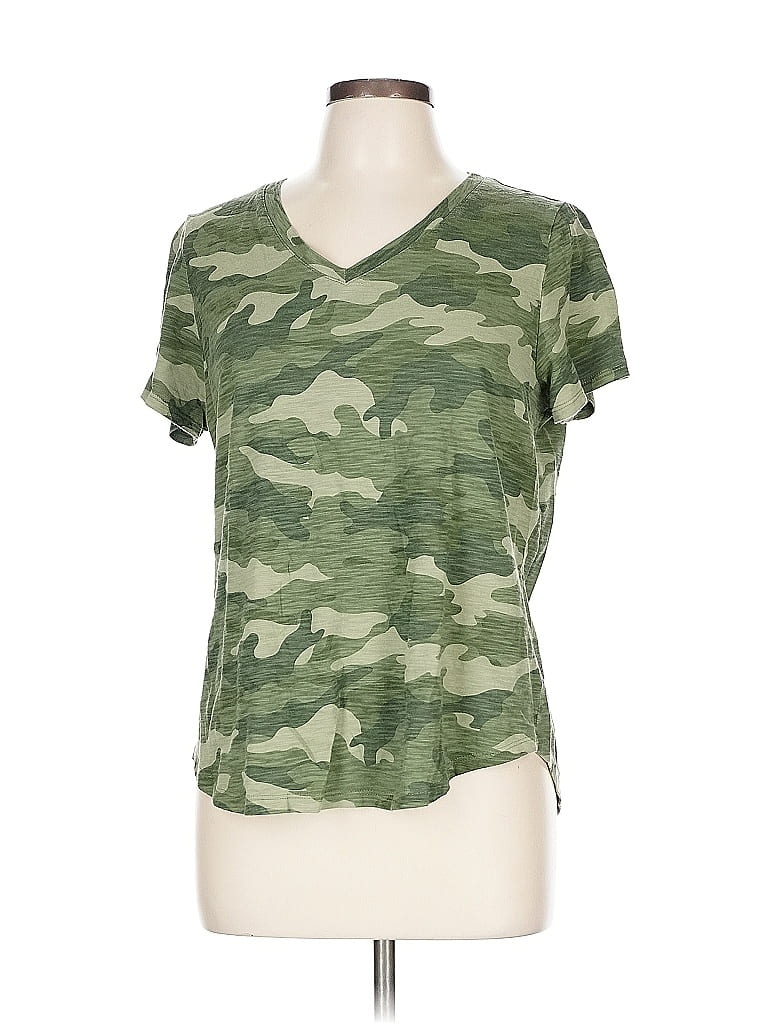 Pre-owned Old Navy Short Sleeve T-shirt In Green