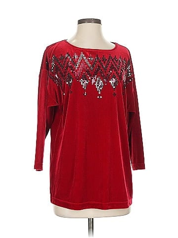 Bob Mackie 3/4 Sleeve Top (view 1)
