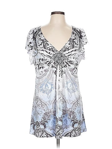 One World Short Sleeve Blouse (view 1)