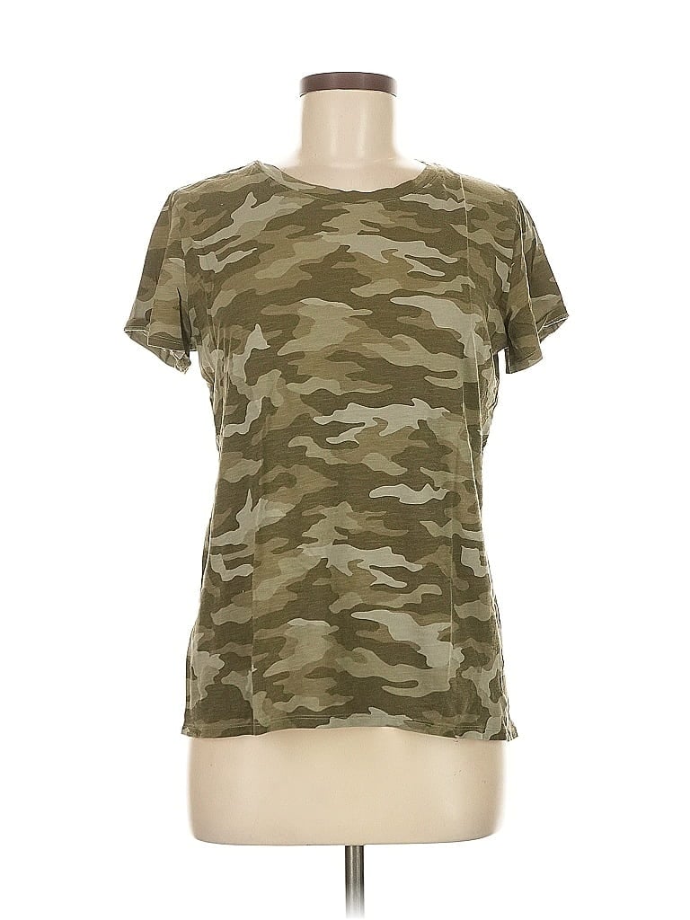 Pre-owned Victoria's Secret Pink Active T-shirt In Green