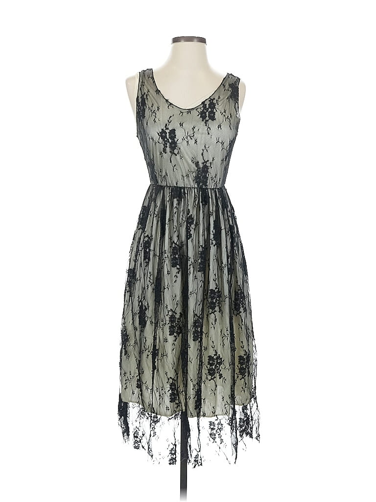 Pre-owned Anna-kaci Cocktail Dress In Gray