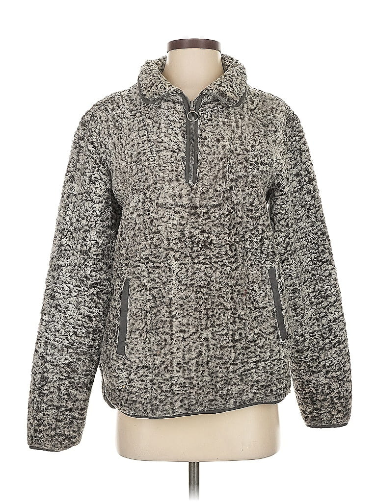 Click to view more detailed imagery on our partner's website Pre-owned Thread & Supply Fleece Jacket In Gray