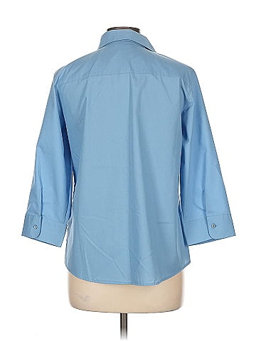 Foxcroft 3/4 Sleeve Button-Down Shirt (view 2)
