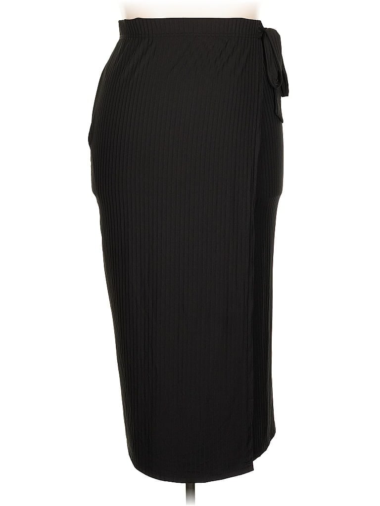 Pre-owned Fashion Nova Formal Skirt In Black