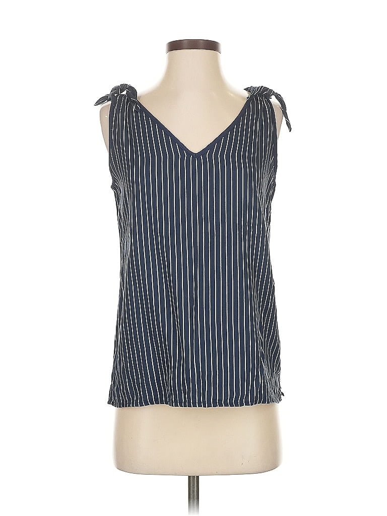 Pre-owned Banana Republic Factory Store Sleeveless Blouse In Blue