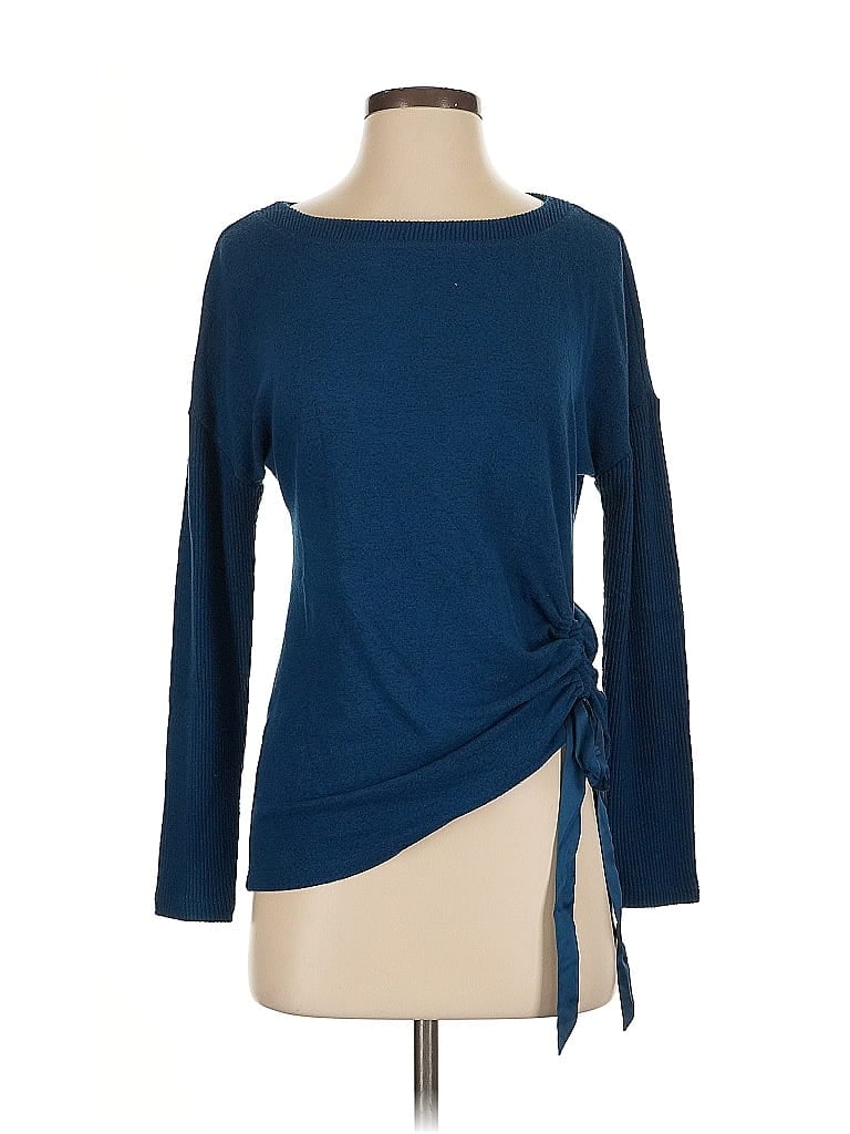 Pre-owned White House Black Market Pullover Sweater In Blue