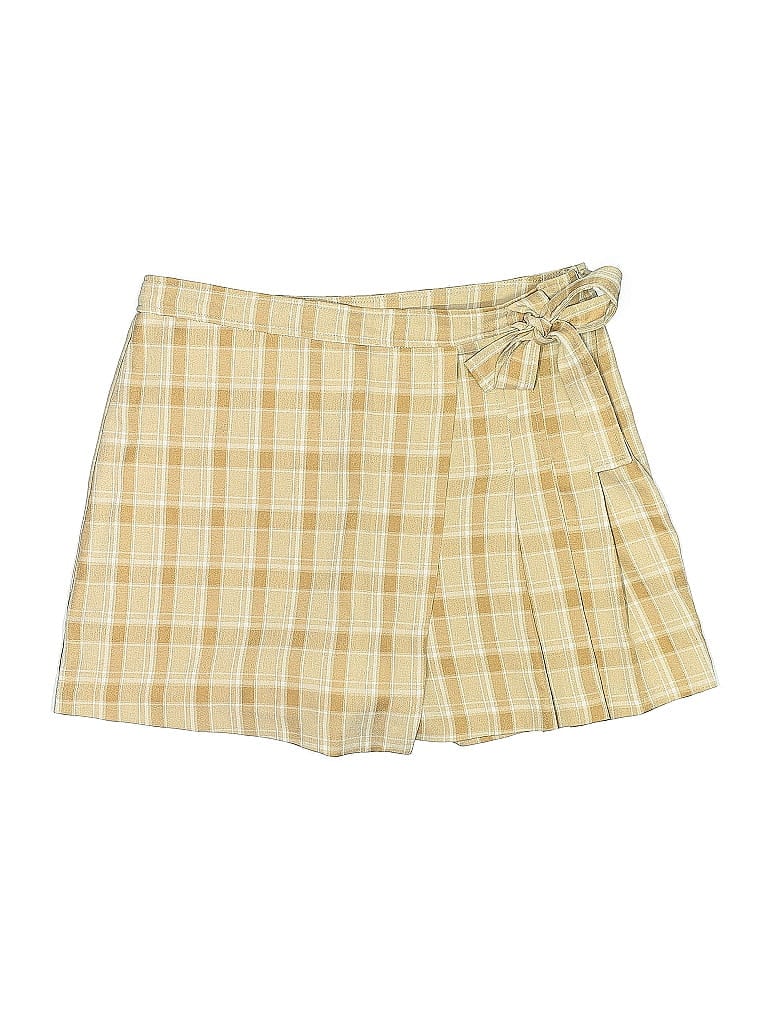 Pre-owned Potter's Pot Casual Skirt In Yellow