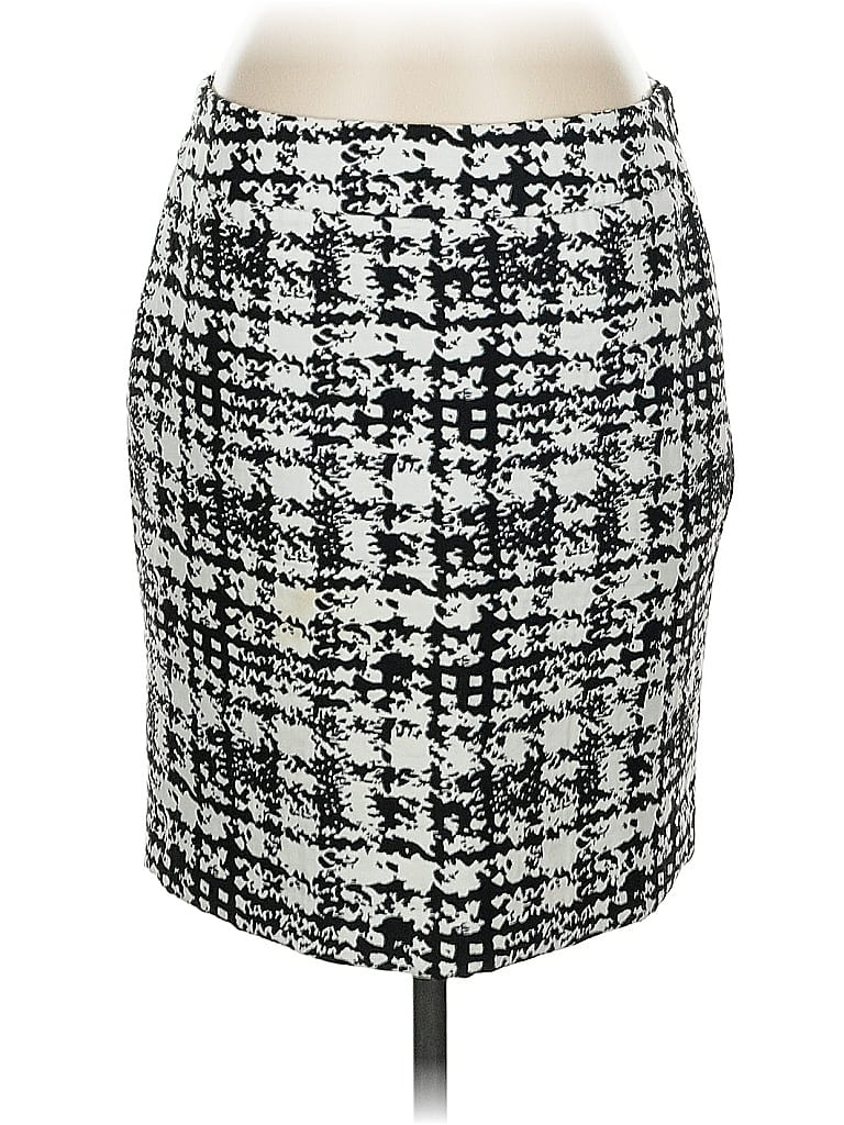 Pre-owned Ann Taylor Factory Formal Skirt In Gray