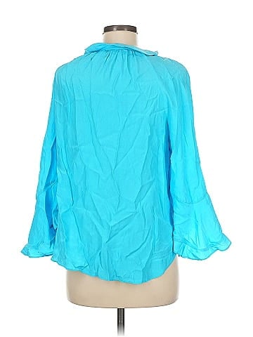 Alice & Trixie 3/4 Sleeve Silk Top (view 2)