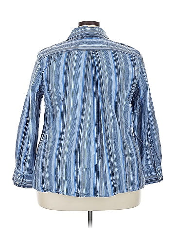 Kate Hill Long Sleeve Button-Down Shirt (view 2)