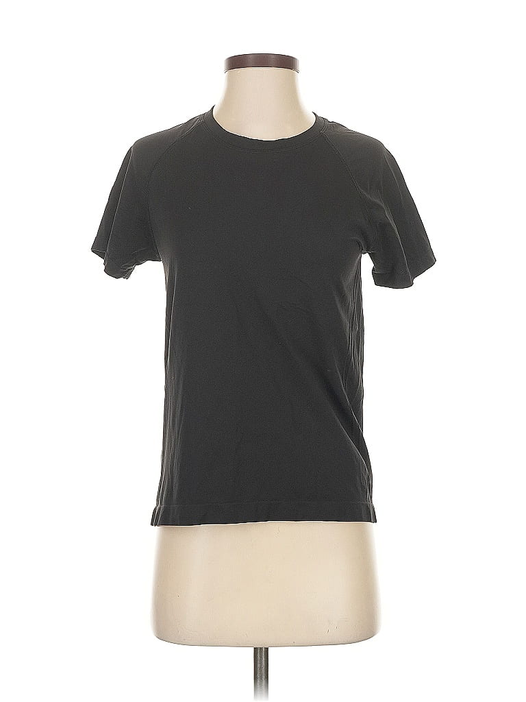 Pre-owned Crz Yoga Short Sleeve T-shirt In Black
