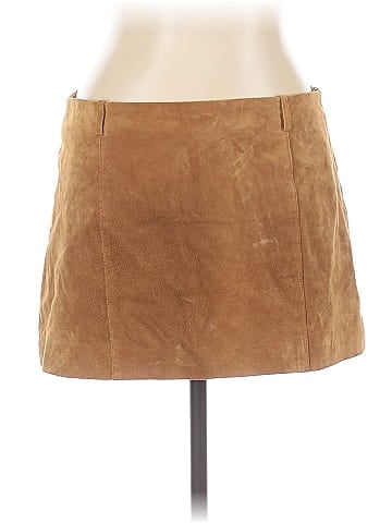 Zara Leather Skirt (view 2)