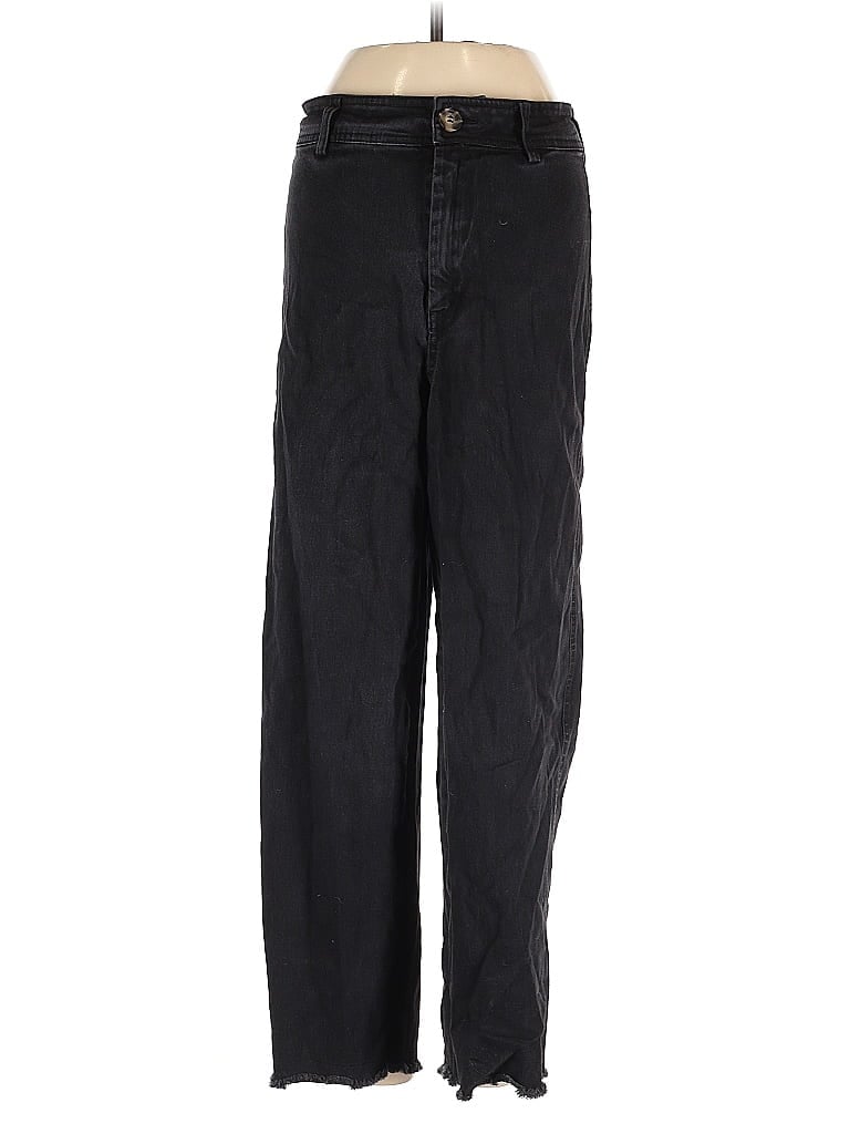 Pre-owned H&m Casual Pants In Black